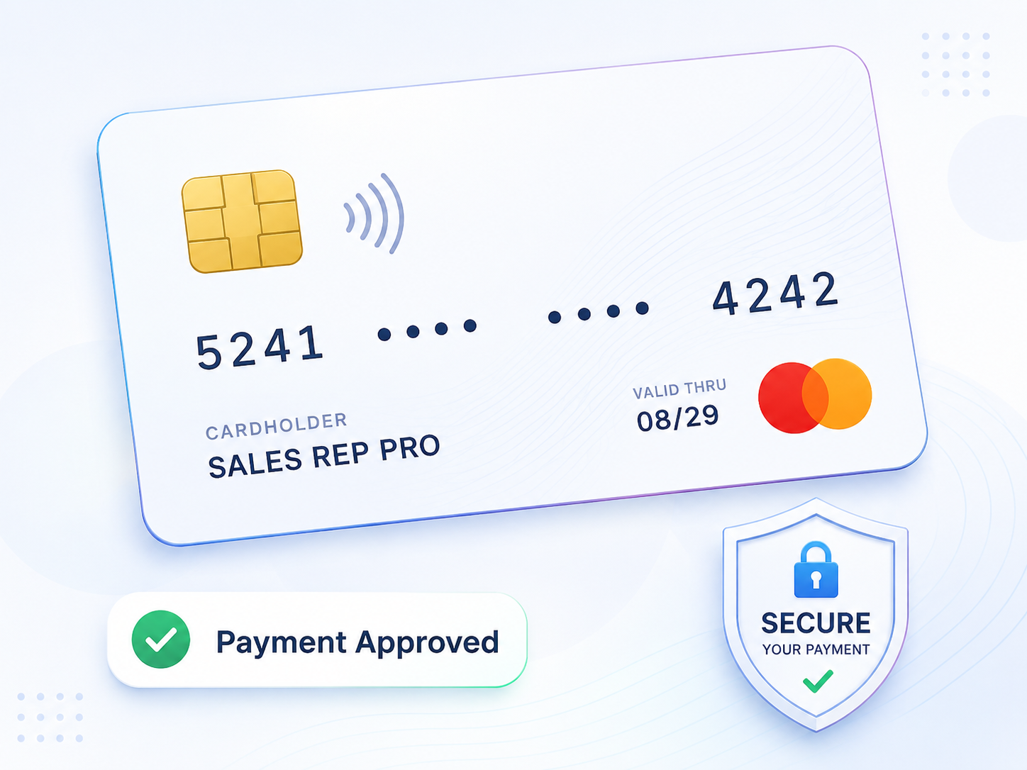 Secure credit card processing